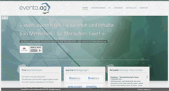 Desktop Screenshot of eventa.ag